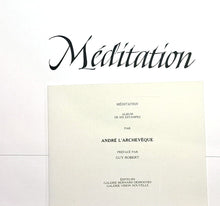 Charger l'image dans la galerie, AL - MÉDITATIONS - COFFRET De Luxe 6 ESTAMPES, #74/99 - ANDRÉ L'ARCHEVEQUE