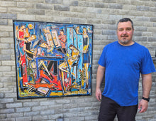 Charger l'image dans la galerie, BA9358 - DESSON, Denis Chiasson -Penombre bleu - 40 x 40