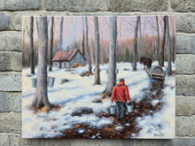 Charger l'image dans la galerie, 26385 - COURTEAU Marie-Claude - Le temps des sucres - 16 x 20" -- COMMANDE - Special order--