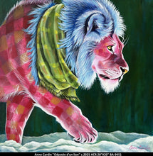 Charger l'image dans la galerie, BA9451 - L'Odyssée d'un lion - ANNE CARDIN - 20"X20"