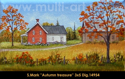 14954 - Autumn Treasure - SHARON MARK - 3x5