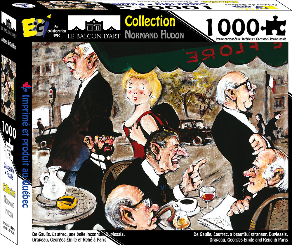 CT-01344 - De Gaulle, Lautrec.... - NORMAND HUDON - 1000 mrcx/pieces