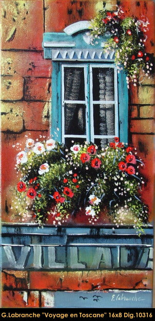 10316 - LABRANCHE Gilles - Voyage en Toscane -16 x 08