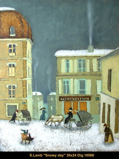 10566 - Snow Day - STEVEN LAMB - 30X24
