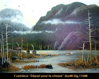 11048 - Départ pour la chasse - YVON LEMIEUX - 36