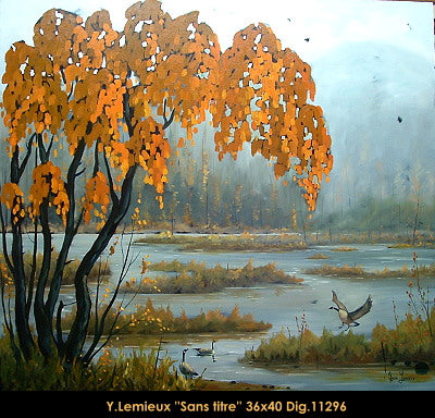 11296 - Sans titre - 36x40 - Yvon Lemieux