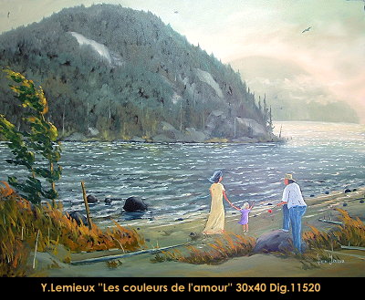 11520 - Les couleurs de l'amour - 30x40 - Yvon Lemieux