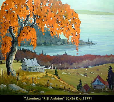 11991 - Rang St-Antoine - 30x36 - Yvon Lemieux