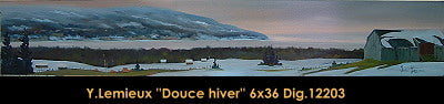 12203 - Douce hiver - 6x36 - Yvon Lemieux