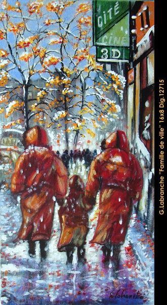 12715 - Famille de ville - GILLES LABRANCHE - 16X8