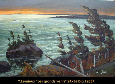 12837 - Les grands vents - 24x36 - Yvon Lemieux