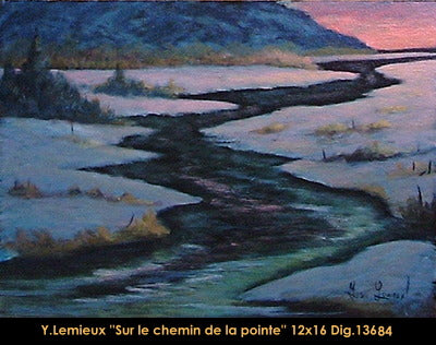13684 - Sur le chemin de la pointe - YVON LEMIEUX - 12