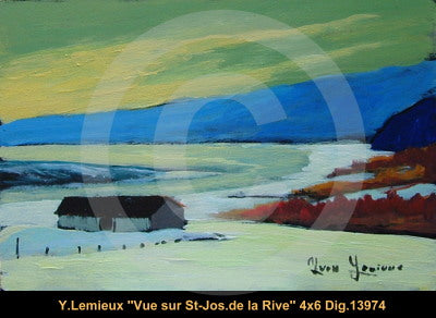 13974 - Vue sur St-Joseph de la Rive - YVON LEMIEUX - 4