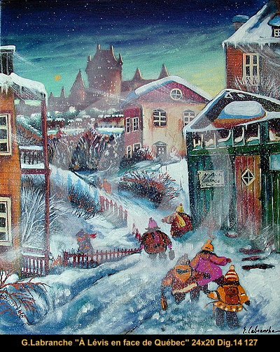 14127 - À Lévis, en face de Québec - GILLES LABRANCHE - 24