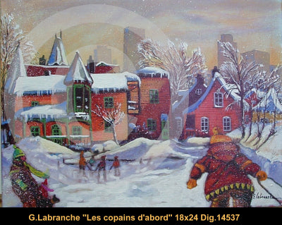 14537 - Les copains d'abord - GILLES LABRANCHE - 18X24