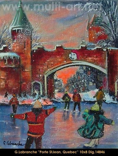14846 - Porte St-Jean, Québec - GILLES LABRANCHE - 10X8