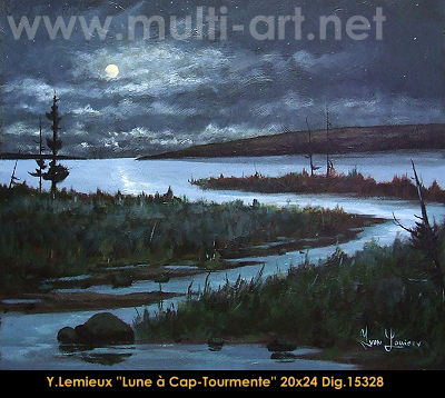 15328 - Lune à Cap-Tourmente - YVON LEMIEUX - 20