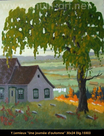 15503 - Une journée d'automne - YVON LEMIEUX - 30
