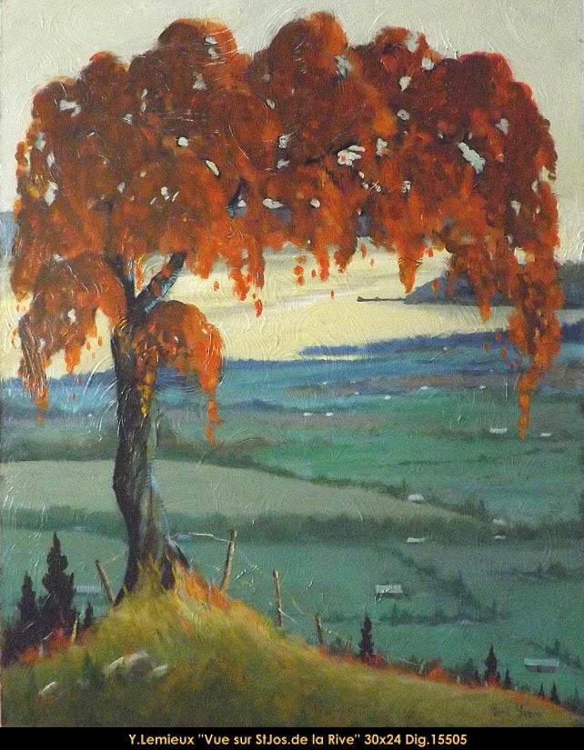15505 - Vue de St-Joseph de la Rive - YVON LEMIEUX - 30