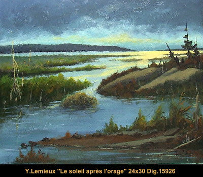 15926 - Le soleil apres l'orage - YVON LEMIEUX - 24