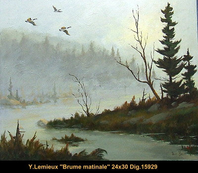 15929 - Brume matinale - YVON LEMIEUX - 24