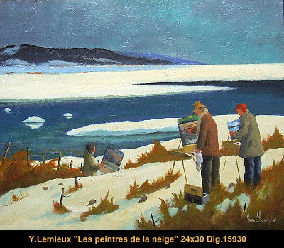 15930 - Les peintres de la neige - YVON LEMIEUX - 24