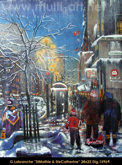 15964 - St-Mathieu & Ste-Catherine- GILLES LABRANCHE - 22X28