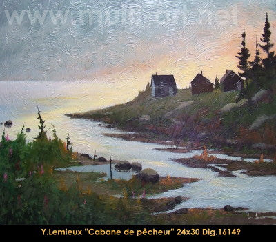 16149 - Cabane de pêcheur - YVON LEMIEUX - 24