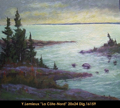 16159 - La Côte-Nord - 20x24 - Yvon Lemieux