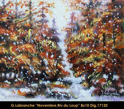 17120 - Novembre, Rivière du Loup - GILLES LABRANCHE - 8X10