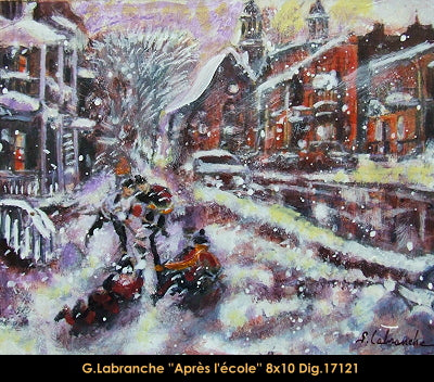 17121 - Après l'école - GILLES LABRANCHE - 8X10