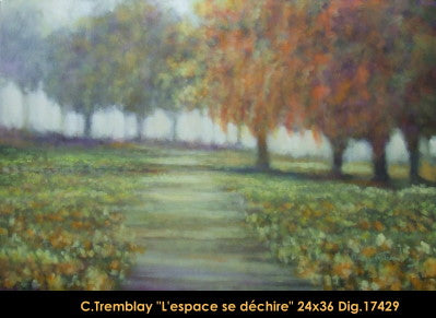 17429 - L'espace se déchire - CLAUDE TREMBLAY - 24