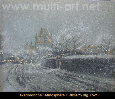 17691 - Atmosphere I - GILLES LABRANcHE -30 x 37,5