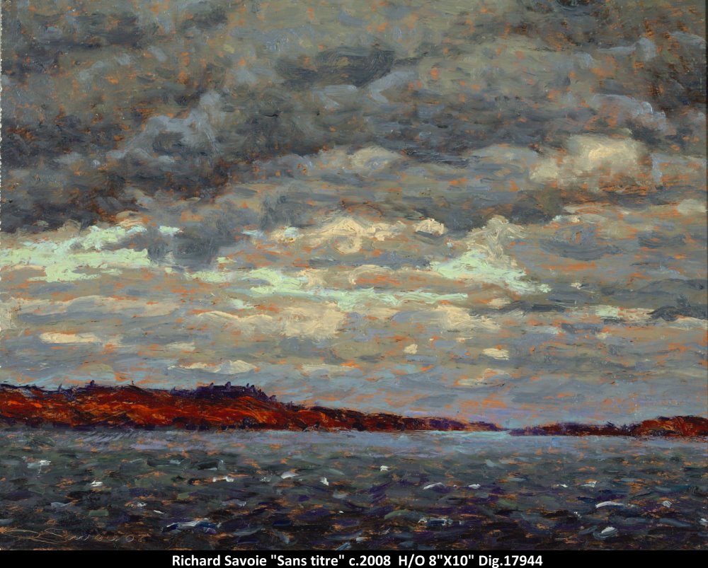 17944 - Richard Savoie - Sans titre - 8x10 - Huile/Oil