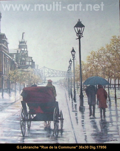 17956 - Rue de la Commune - GILLES LABRANCHE - 36X30