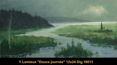 18013 - Douce journée - 12x24 - Yvon Lemieux