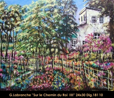 18110 - Sur le Chemin du Roy - GILLES LABRANCHE - 24X30