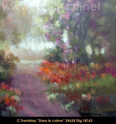 18163 - Dans le calme - CLAUDE TREMBLAY - 24X24
