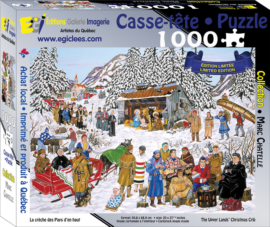 CT-18494 - CHATELLE, Marc - La crèche des Pays d'en Haut - 1000 mrcx/pieces