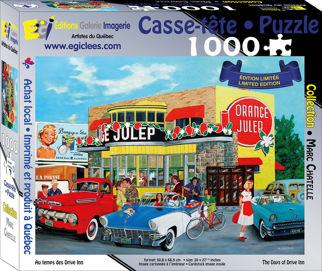 CT-18524 - CHATELLE, Marc - Au temps des drive-ins - 1000 mrcx/pieces