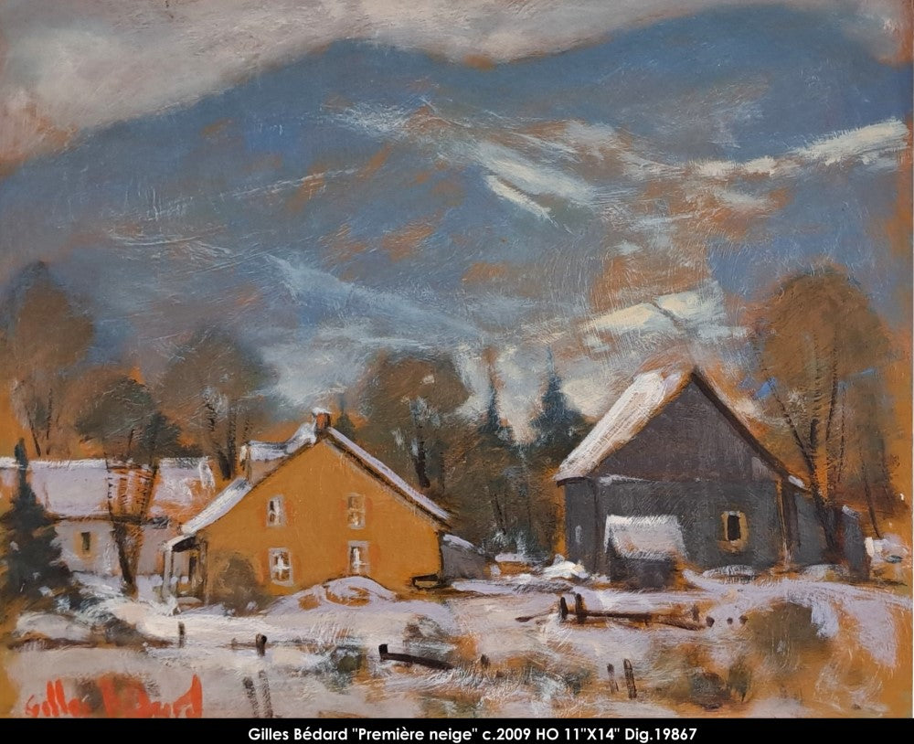 19867 - Gilles Bedard - Premiere neige - 11x14