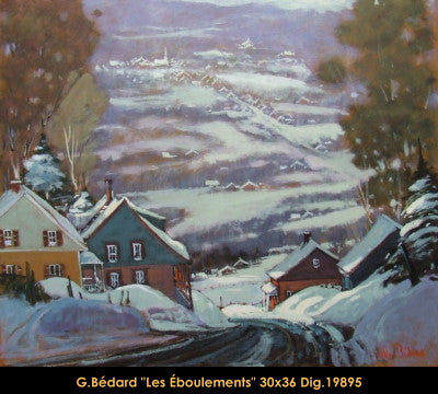 19895 - Les Éboulements - GILLES BÉDARD - 30X36