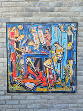 Charger l&#39;image dans la galerie, BA9358 - DESSON, Denis Chiasson  -Penombre bleu - 40 x 40
