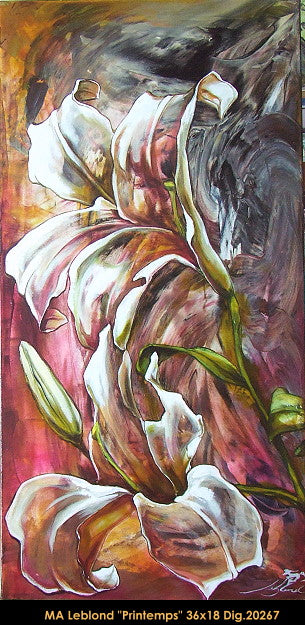 20267 - LEBLOND Marie-Andrée - Printemps - 36 x 18 ***CCM***