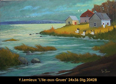20428 - L'ïle aux Grues - YVON LEMIEUX - 24