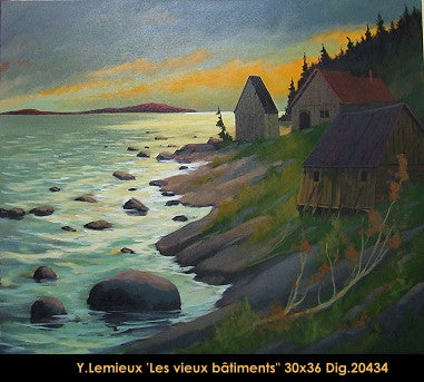 20434 - Les vieux bâtiments - YVON LEMIEUX - 30