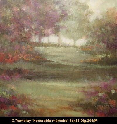 20459 - Honorable mémoire - CLAUDE TREMBLAY - 36X36