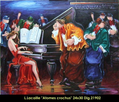 21902 - Atomes crochus - LISE LACAILLE - 24X30