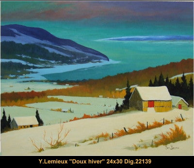 22139 - Doux hiver - YVON LEMIEUX - 24
