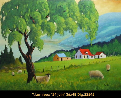 22545 - LEMIEUX Yvon - 24 juin - 36 x 48